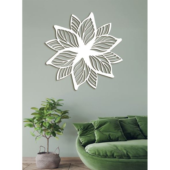 Luxusní dřevěná mandala Flower of Life