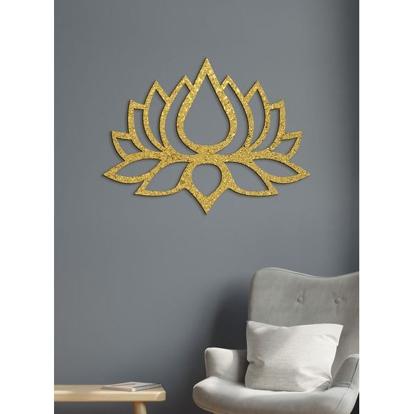 Dřevěná dekorace LOTOS