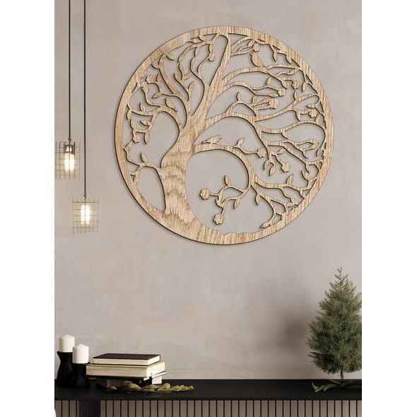 Dřevěná dekorace Strom života