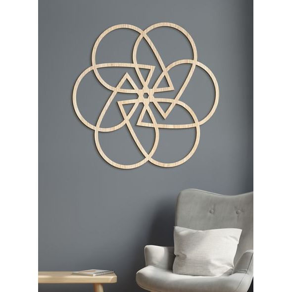 Drevená mandala TÚŽBA