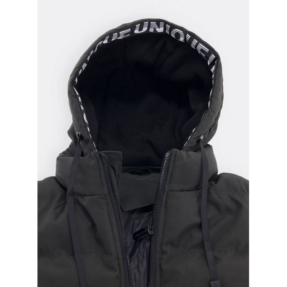 Pánská prošívaná vesta tmavě zelená