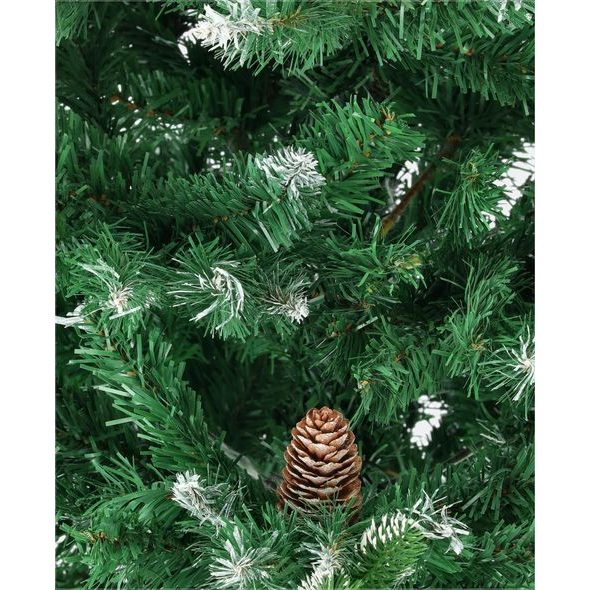 Umělý vánoční stromek Borovice stříbrná se šiškami