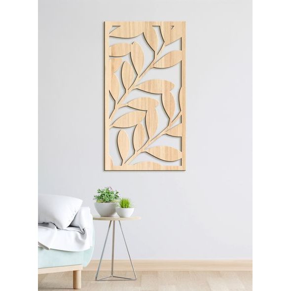 Romantický dřevěný obraz Boho Flower