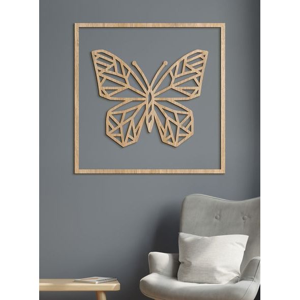 Drevený obraz Motýľ