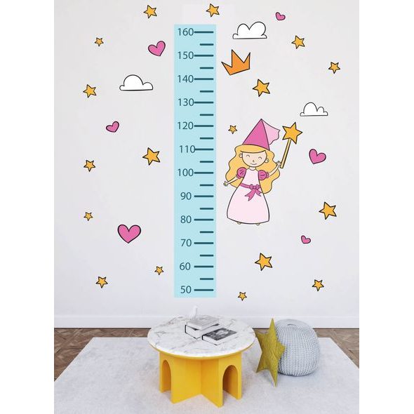 Růstový metr princezna