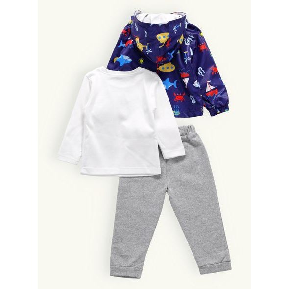 Dětská vycházková souprava OCEÁN tmavě modrá