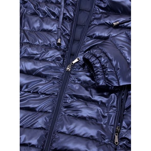 Dámska prechodná bunda tmavomodrá