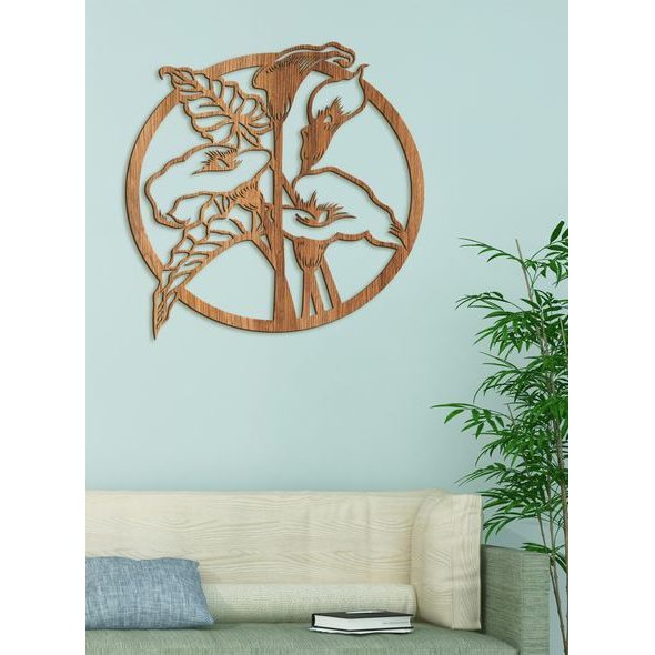 Dřevěná dekorace Kala