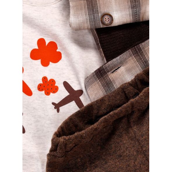 Dětská souprava MYSLIVEC hnědá