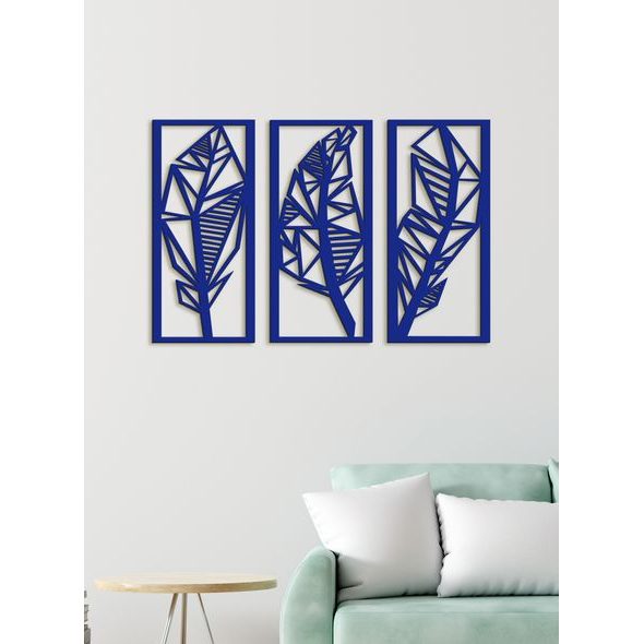 Třídílný obraz 3D listu