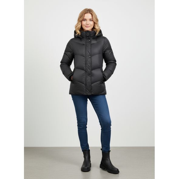 DÁMSKÁ PROŠÍVANÁ BUNDA ČERNÁ