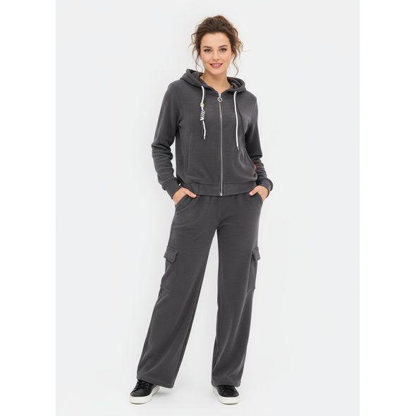 DÁMSKA TEPLÁKOVÁ SÚPRAVA GRAFITOVÁ