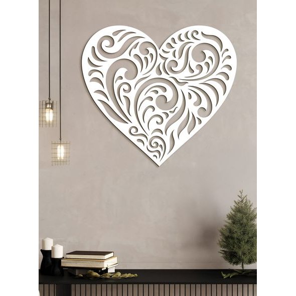 Dřevěný nástěnný obraz Srdce SPIRIT