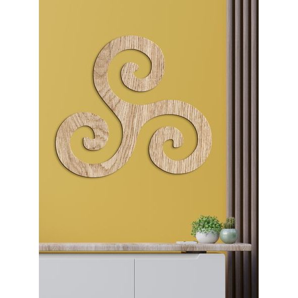 Dřevěný obraz Symbol rovnováhy