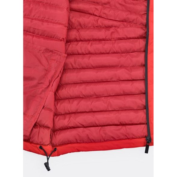 Pánská prošívaná bunda červená