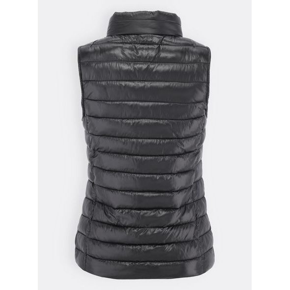 Dámska prešívaná vesta čierna