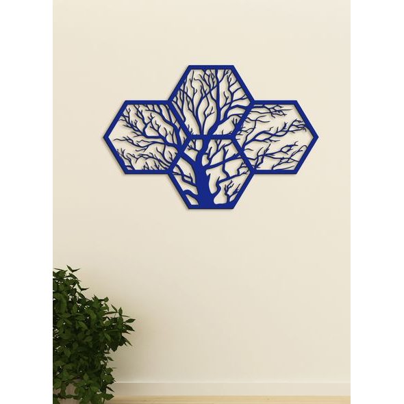 Dřevěný strom života s motivem včelího úlu