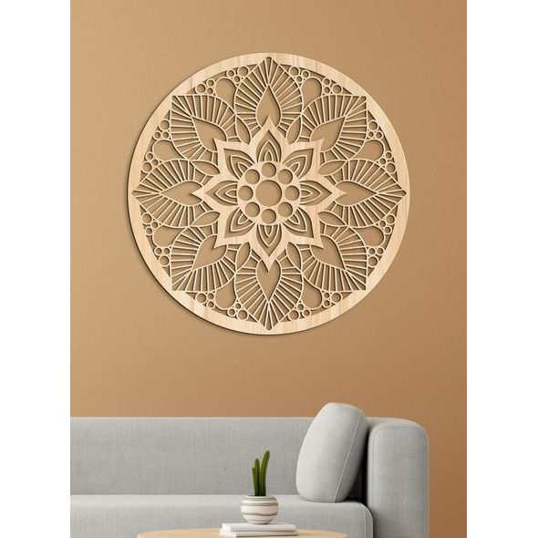 Exkluzivní dřevěná mandala ROSSA