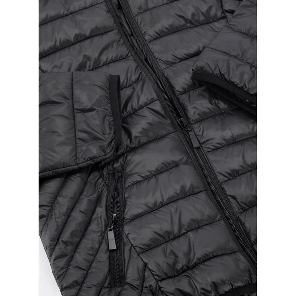 Dámská přechodná prošívaná bunda černá