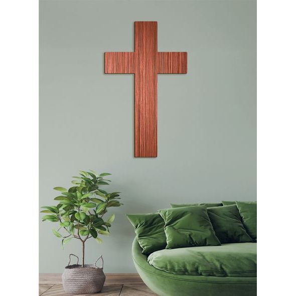 Dřevěná nástěnná dekorace Kříž
