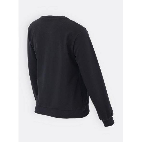 Dámska mikina bez kapucne čierna