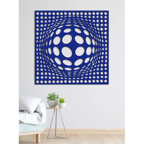 Dřevěný obraz 3D iluze