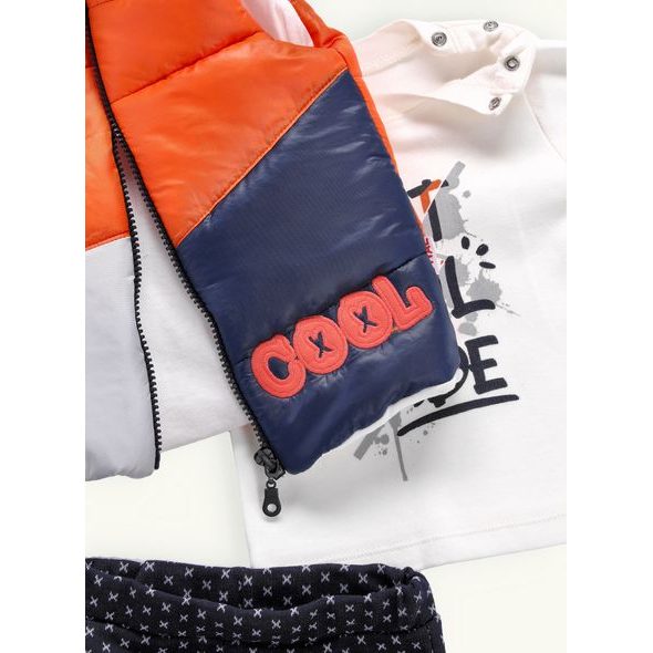 Dětská tepláková souprava DOBRÝ MEDVÍDEK oranžová