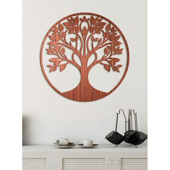 Dřevěný obraz Strom života