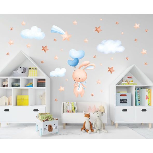 Roztomilý zajačik medzi hviezdami