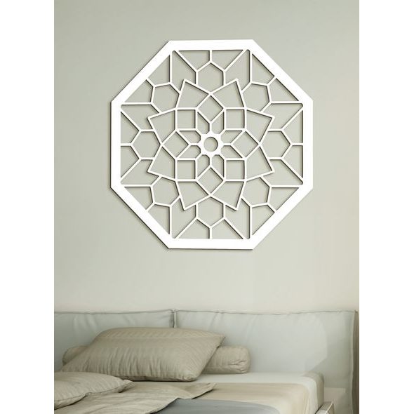 Dřevěná mandala na zeď LAURA