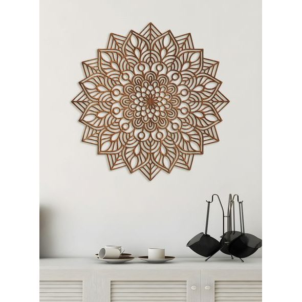 DREVENÁ MANDALA LYSA