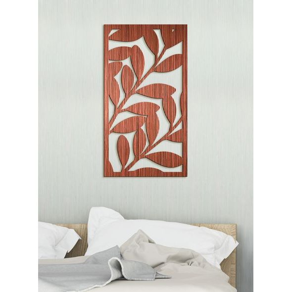 Romantický dřevěný obraz Boho Flower