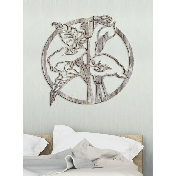 Dřevěná dekorace Kala