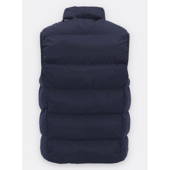 Pánská prošívaná vesta tmavě modrá