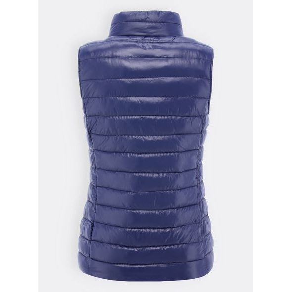 Dámská prošívaná vesta tmavě modrá