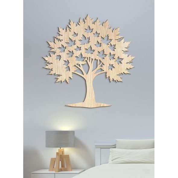 Dřevěný strom života JAVOR