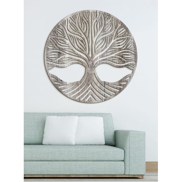 Dřevěný strom života, růstu a síly