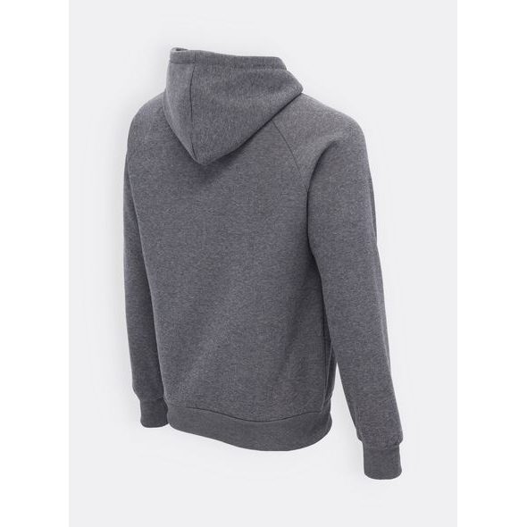 Pánská mikina s kapucí a klokaní kapsou grafitová