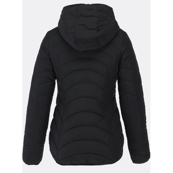 Dámska zimná bunda s plyšovou podšívkou čierna