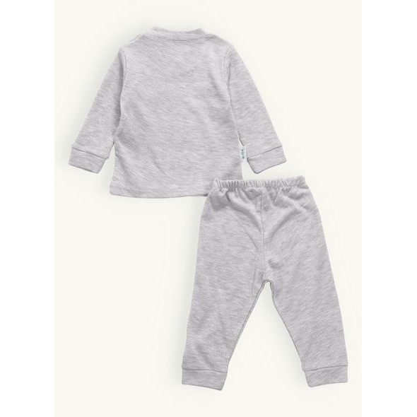 Kojenecké teplákové pyžamo SPÍCÍ MACO šedé