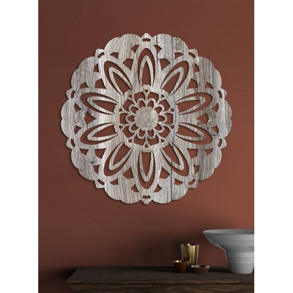 Dřevěná mandala LUJZA