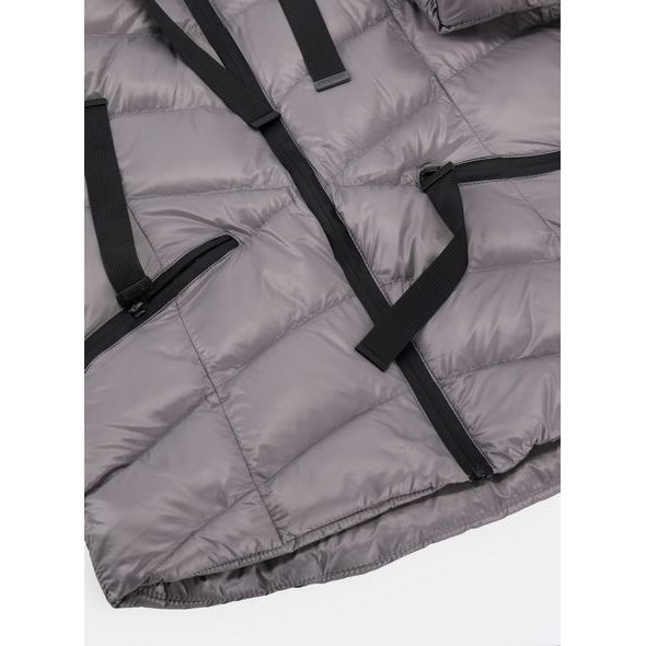 Dámská prošívaná bunda šedá