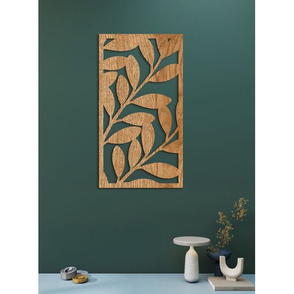 Romantický dřevěný obraz Boho Flower