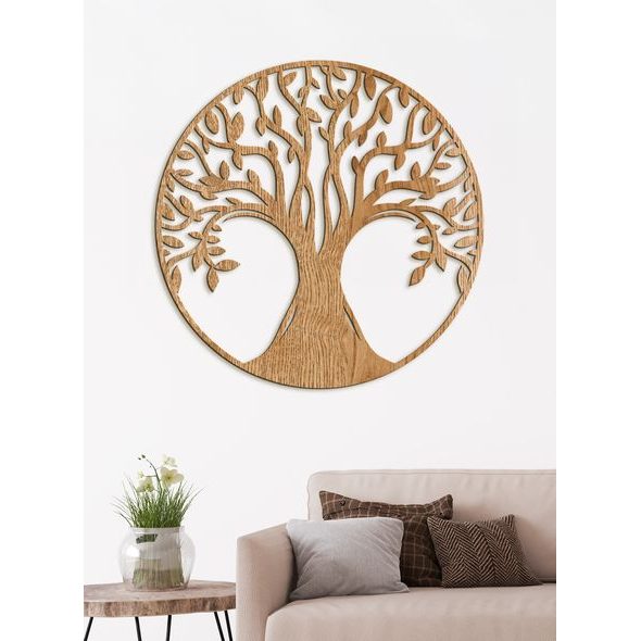 Dřevěný obrázek stromu života