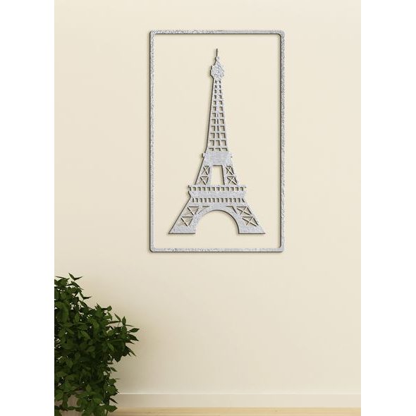 Dřevěný obrázek Eiffelovy věže