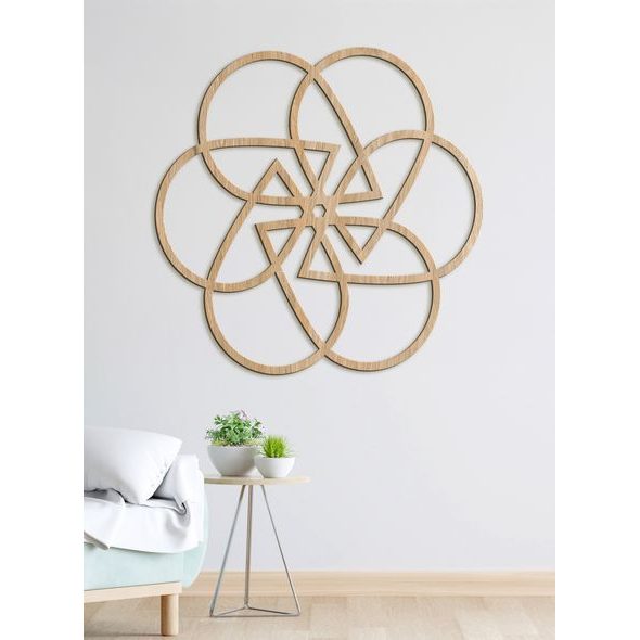 Drevená mandala TÚŽBA