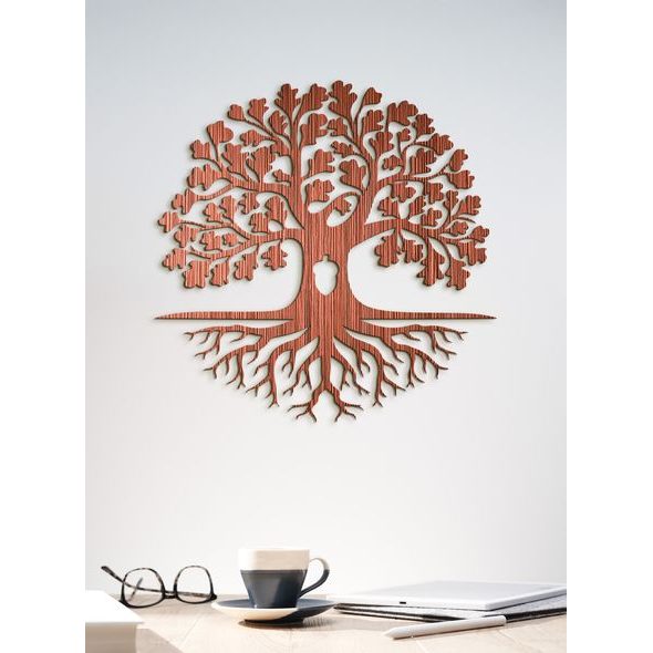 Dřevěný strom hojnosti života