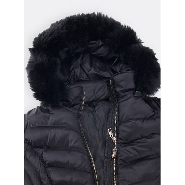 Dámska prešívaná bunda čierna