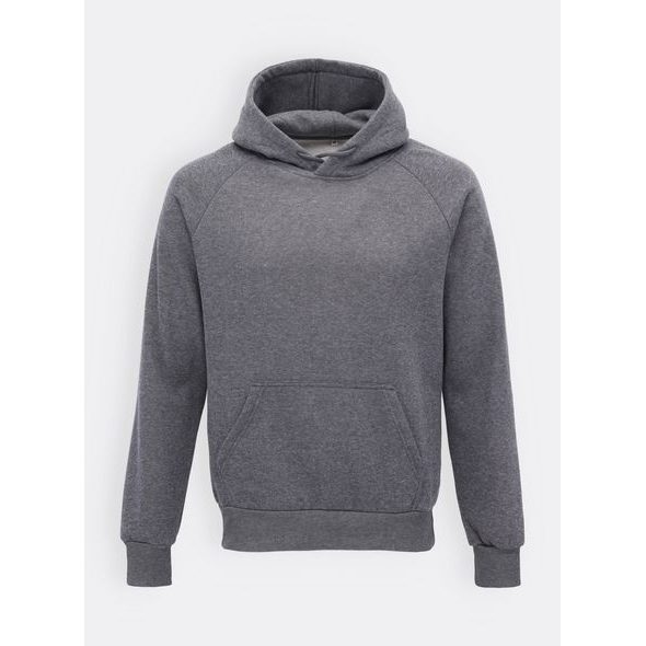 PÁNSKÁ MIKINA S KAPUCÍ A KLOKANÍ KAPSOU GRAFITOVÁ