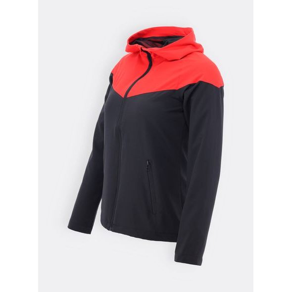 Dámská joggingová bunda černo-červená